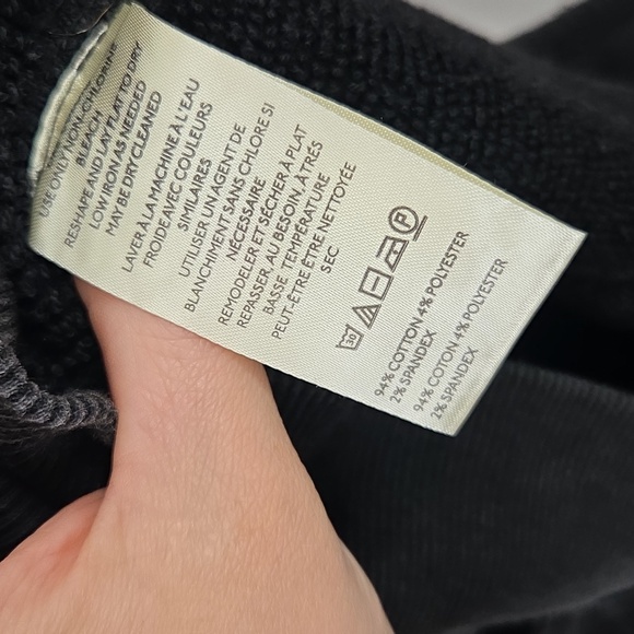 Free People We The Free Long Line Cardi Washed Black Combo - Picture 8 of 13